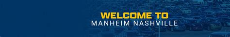 Manheim nashville - Manheim, a Cox Automotive company, is North America’s leading provider of vehicle remarketing services, connecting buyers and sellers to the largest used vehicle marketplace. Through 125 traditional and mobile auction sites throughout the US and world, we help car dealers and commercial clients by providing end-to-end inventory solutions. ...
